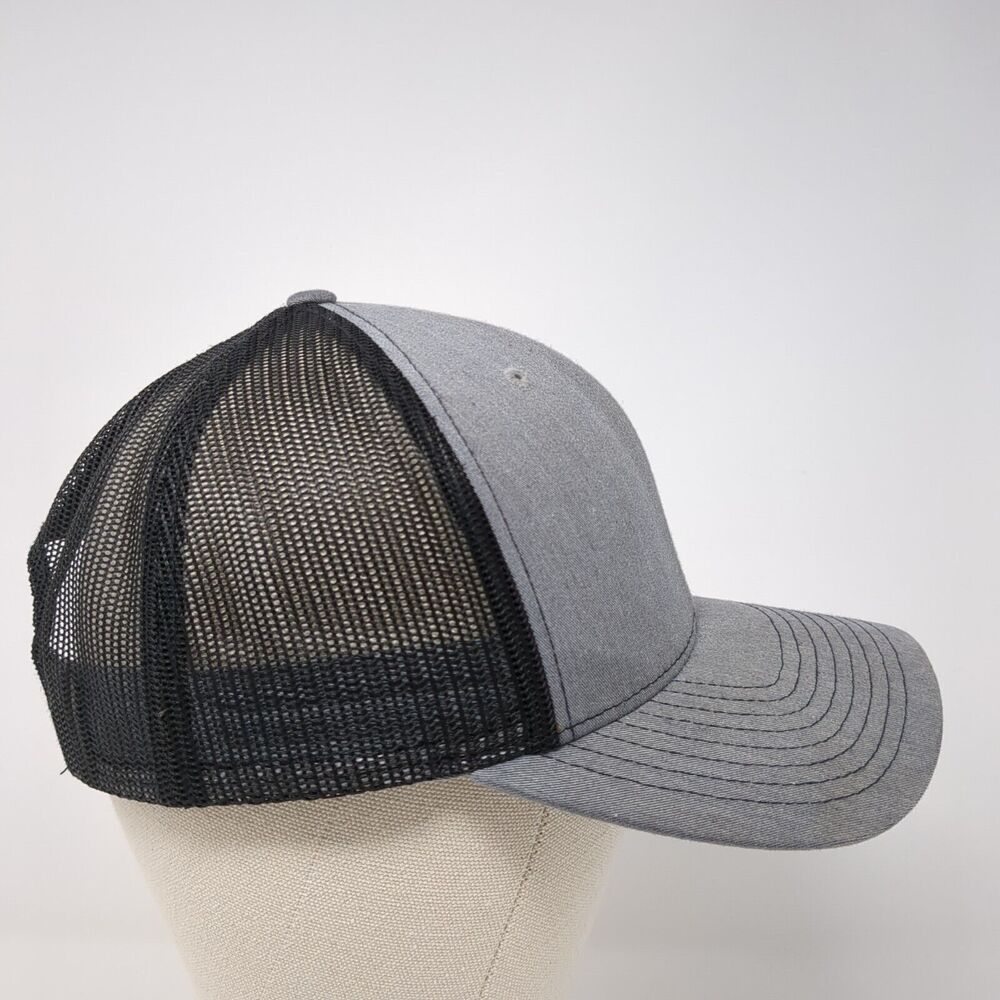 Simplot Animal Sciences Snapback Trucker Hat Gray… - image 4